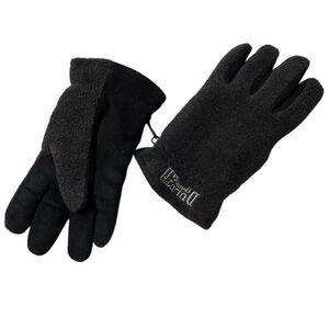 Duluth Men's Black Fleece Thermal Gloves Size M Winter Sports Hiking